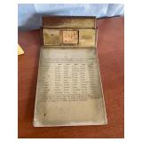 Vintage Metal Calendar Clipboard