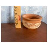 Native American Clay Planter Native American Clay Planter
