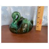 Glazed Blue Mountain Swan Planter Glazed Blue Mountain Swan Planter