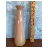 Glazed Red Clay Vase Signed Glazed Red Clay Vase Signed