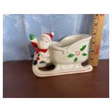 Santa Sleigh Planter Santa Sleigh Planter