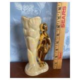 Iridescent and Gold Lady Vase Iridescent and Gold Lady Vase