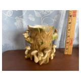 Mushroom and Log Planter Mushroom and Log Planter