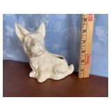 White Scottie Planter White Scottie Planter