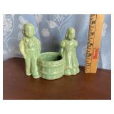 Boy and Girl Well Planter Boy and Girl Well Planter