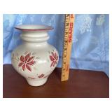 Red Clay Flowered Vase Red Clay Flowered Vase