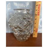 Goofus Glass Grape Vase Goofus Glass Grape Vase
