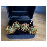 Vintage Pin and Earrings Set Vintage Pin and Earrings Set