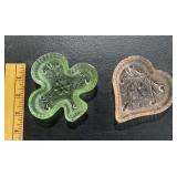 Heart and Club Ashtrays Heart and Club Ashtrays
