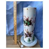 Atlantic Mold Vintage Ceramic Liight Up Candle Atlantic Mold Vintage Ceramic Liight Up Candle