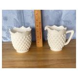 Hobnail Milk Glass