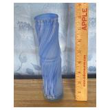 Frosted Swirl Vase