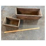 2 Wooden Crates