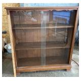 Display Case with Sliding Glass Doors