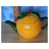 Orange Teapot