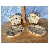 Ceramic Toothbrush Holders and Soap Dishes
