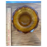 Heavy Amber Bowl