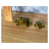 Miniature Ceramic Frogs