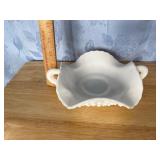 Hobnail Milk Glass Bowl