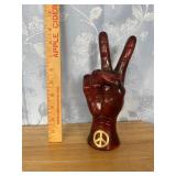 1970s Peace Molded Hand