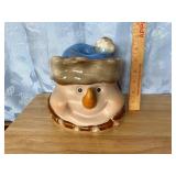 Ceramic Snowman Cookie Jar