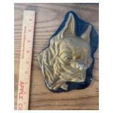 Cast Aluminum Dog Plaque