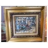 Anton Pieck Engraved Painted Etching on Resin Anton Pieck Engraved Painted Etching on Resin