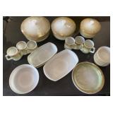 Vintage Federal Milk Glass Dish Set Vintage Federal Milk Glass Dish Set