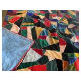 72 x 70 Vintage Crazy Quilt 72 x 70 Vintage Crazy Quilt