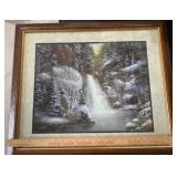 Framed Matted Home Interiors Print Framed Matted Home Interiors Print