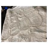 Handstiched Martha Washington Style Bed Cover Handstiched Martha Washington Style Bed Cover