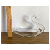 Clear Glass Swan Clear Glass Swan