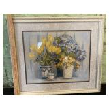 Framed Matted Home Interiors Print Framed Matted Home Interiors Print