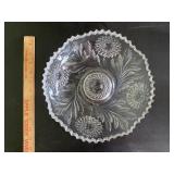 Millersburg Hobstar Feather Fern Burst Bowl Millersburg Hobstar Feather Fern Burst Bowl