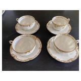 Haviland & Co Limoges Cups and Saucers Haviland & Co Limoges Cups and Saucers