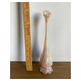 Fenton Pink Opalescent Swung Vase Fenton Pink Opalescent Swung Vase