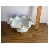 Fenton Silver Crest Ruffled Bowl Fenton Silver Crest Ruffled Bowl