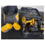DeWalt Drill with Case, Bag and Batteries DeWalt Drill with Case, Bag and Batteries