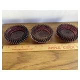 Amethyst Hobnail Ashtrays Amethyst Hobnail Ashtrays