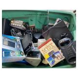 Large Tote of Electronics