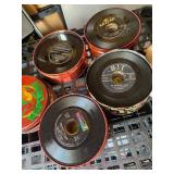 4 Tins of 45s