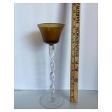 Cambridge Amber Candle Holder Cambridge Amber Candle Holder