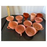 Pink Glass Cups Pink Glass Cups