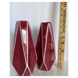 Burgundy Vases Burgundy Vases