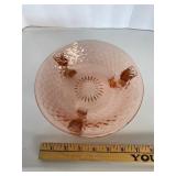 Pink Depression Footed Bowl Pink Depression Footed Bowl