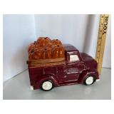 Ceramic Truck and Pumpkin Cookie Jar Ceramic Truck and Pumpkin Cookie Jar