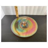 Iridescent Tidbit Tray Iridescent Tidbit Tray