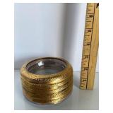 Gold Trimmed Glass Coasters Gold Trimmed Glass Coasters