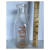 Russell's Dairy Bottle Newcomerstown Russell's Dairy Bottle Newcomerstown