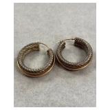 14K and 925 Earrings